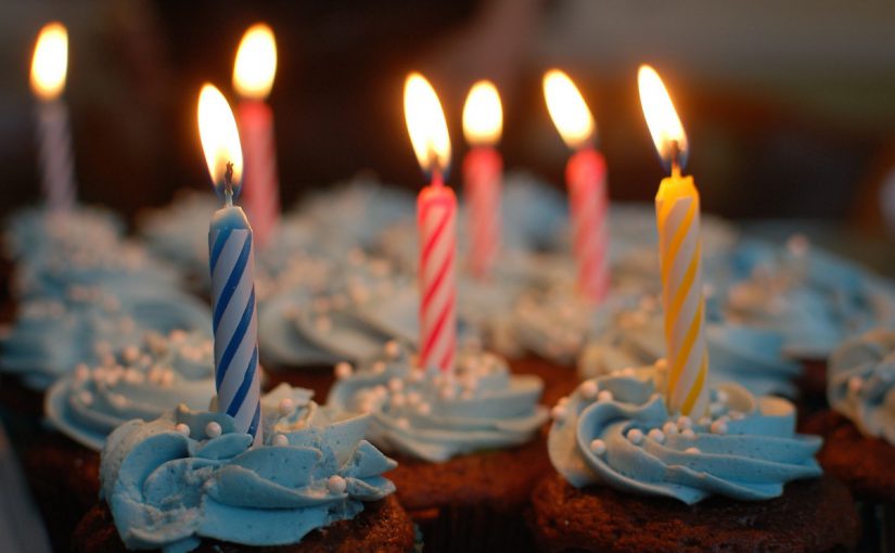 Birthday cupcakes. Image credit: Pixabay user cbaquiran, uploaded using a Creative Commons license.